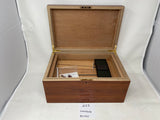 FACTORY FLOOR SALE #207 - AS IS -AMBIENTE BY DM 165 CIGAR HUMIDOR 165 COCOBOLO ROSEWOOD DANIEL MARSHALL