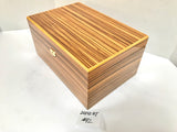 FACTORY FLOOR SALE ITEM #42 ZEBRAWOOD 150 PRIVATE STOCK HUMIDOR
