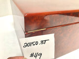 FACTORY FLOOR SALE ITEM #49 BURL AMBIENTE BY DM 20150 PRIVATE STOCK HUMIDOR
