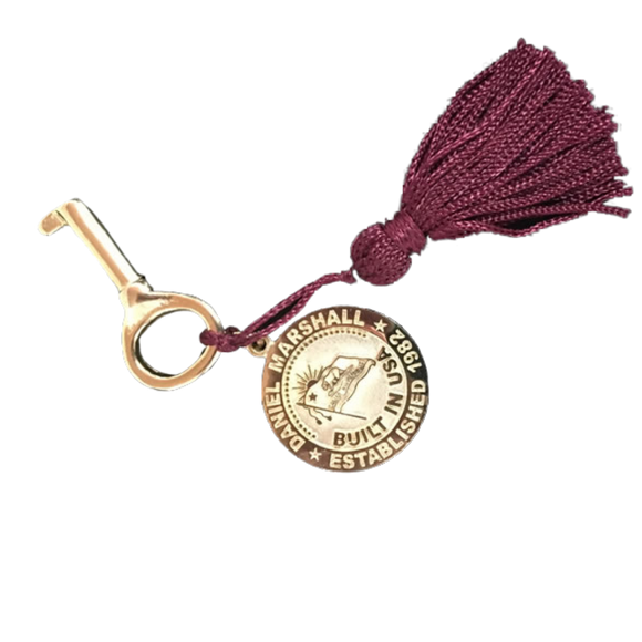 Golden Key with Tassel and Medallion