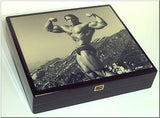 Arnold Schwarzenegger "Double Bicep Pose" Humidor by Daniel Marshall