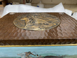 From DM Museum Archives - 1 of 1 -Passion for America Collection "Indians Hunting Buffalo" Humidor by Daniel Marshall